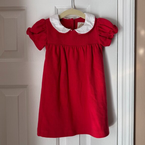 TBBC Holly Day Dress Richmond Red with Worth Avenue White - Picture 1 of 2